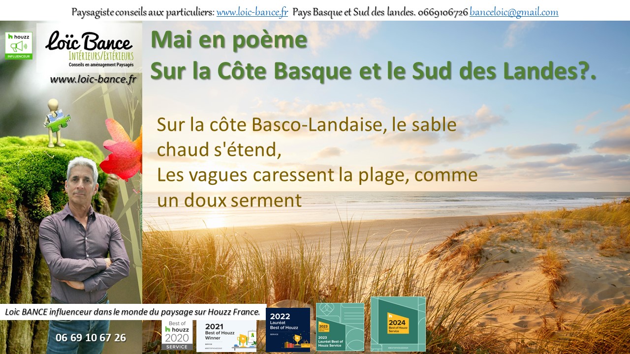 Bayonne Paysagiste mai 2024 poeme