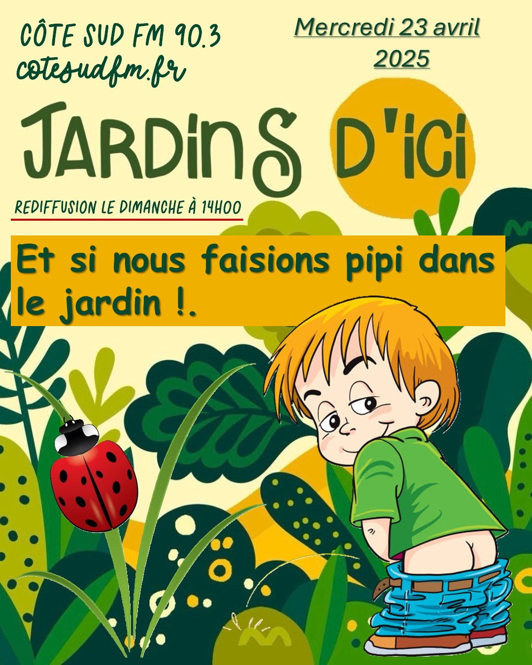 Paysagiste Bayonne pipi dans le jardin.